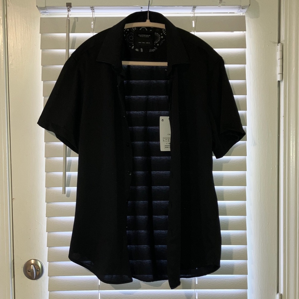 Cactus Man Black Essential Shirt